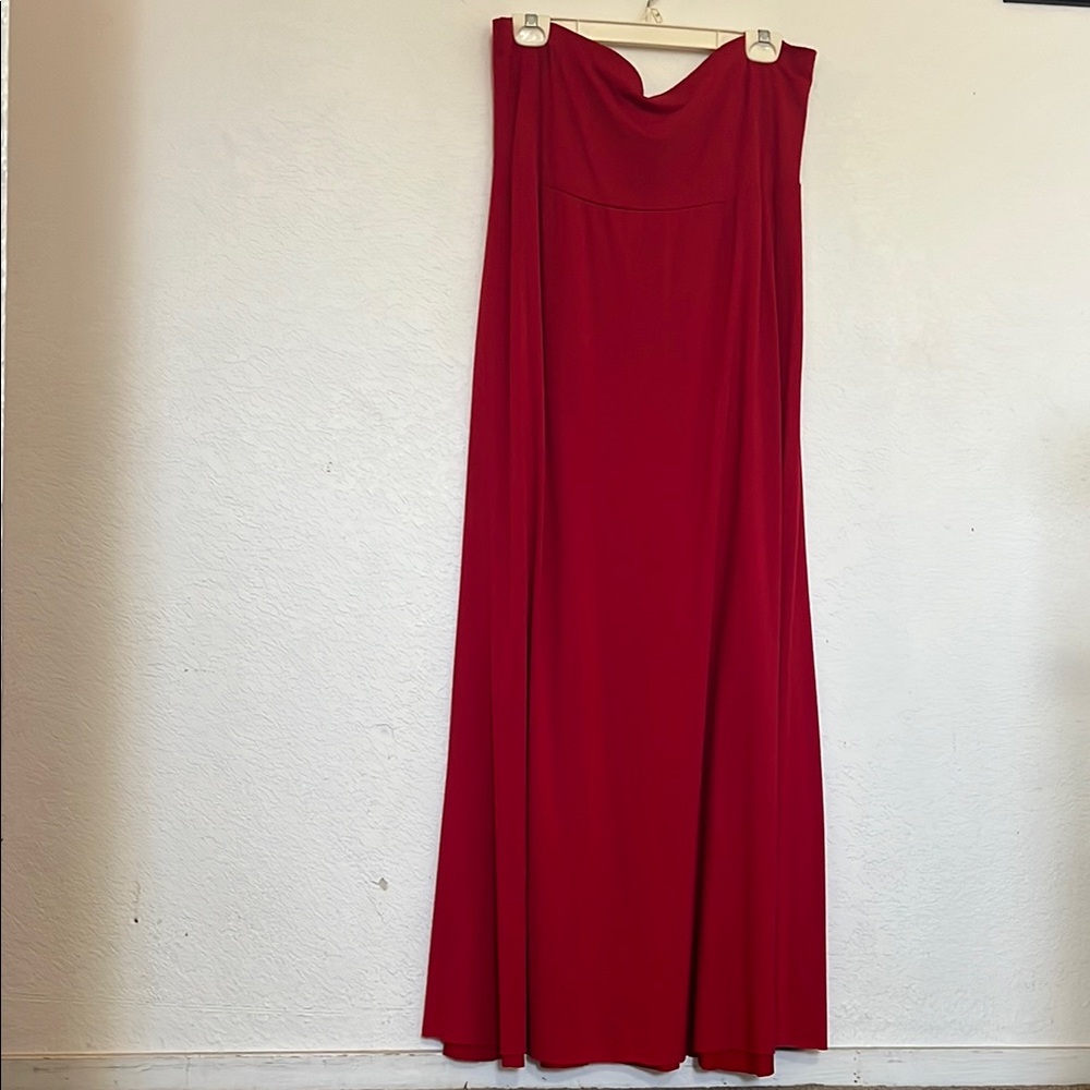 Torrid Strapless Red Dress